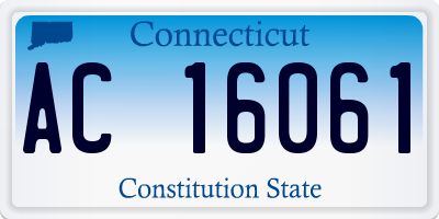 CT license plate AC16061