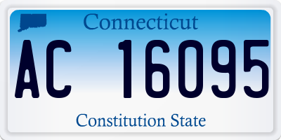 CT license plate AC16095