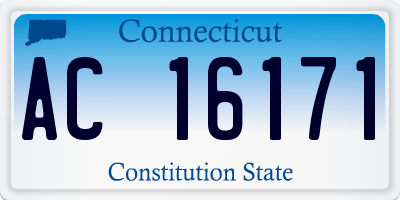 CT license plate AC16171