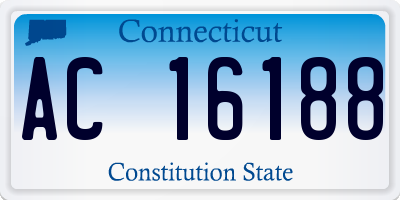 CT license plate AC16188