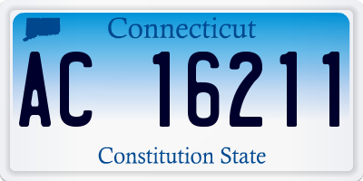 CT license plate AC16211