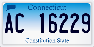 CT license plate AC16229