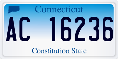 CT license plate AC16236