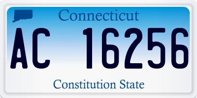 CT license plate AC16256