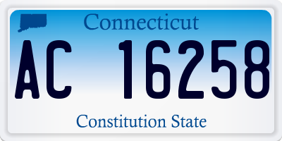 CT license plate AC16258