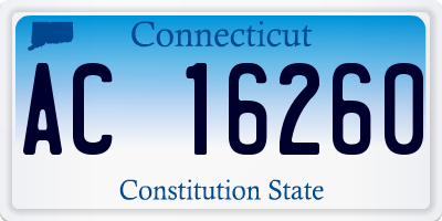 CT license plate AC16260