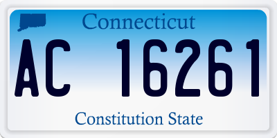 CT license plate AC16261