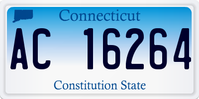 CT license plate AC16264