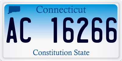 CT license plate AC16266
