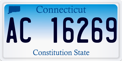 CT license plate AC16269