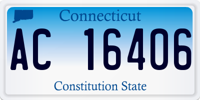 CT license plate AC16406