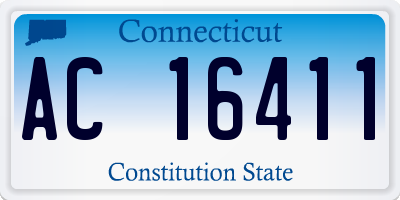 CT license plate AC16411