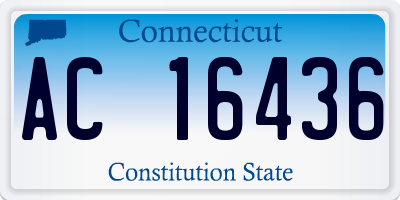CT license plate AC16436