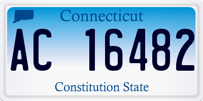 CT license plate AC16482