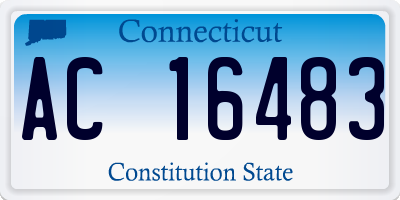 CT license plate AC16483