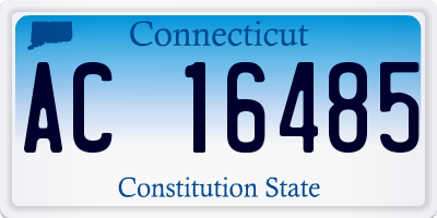 CT license plate AC16485