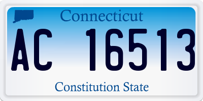 CT license plate AC16513