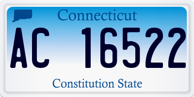 CT license plate AC16522