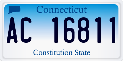 CT license plate AC16811