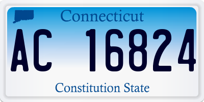 CT license plate AC16824