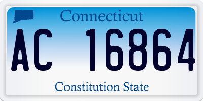 CT license plate AC16864