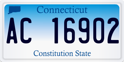 CT license plate AC16902