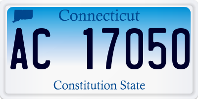 CT license plate AC17050