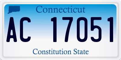 CT license plate AC17051