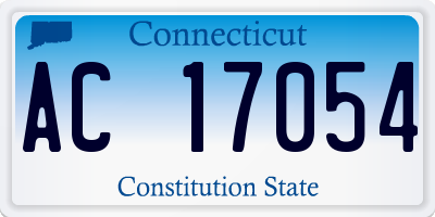 CT license plate AC17054