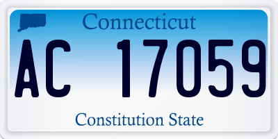 CT license plate AC17059