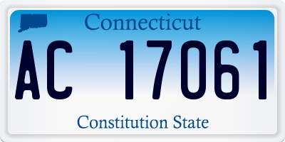 CT license plate AC17061