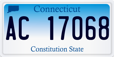 CT license plate AC17068