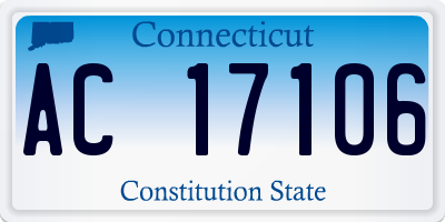 CT license plate AC17106