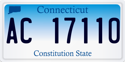 CT license plate AC17110