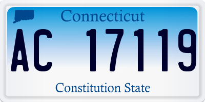 CT license plate AC17119