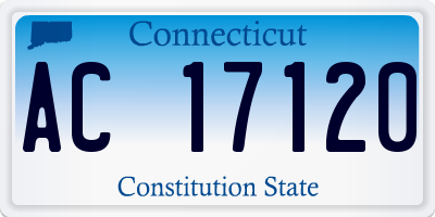 CT license plate AC17120