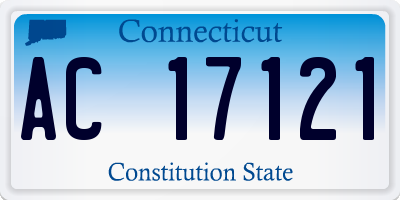 CT license plate AC17121