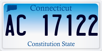 CT license plate AC17122