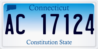 CT license plate AC17124