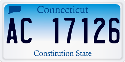 CT license plate AC17126
