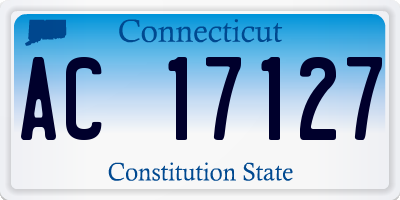 CT license plate AC17127
