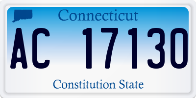 CT license plate AC17130