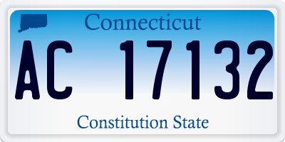CT license plate AC17132