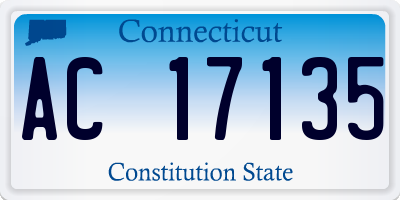 CT license plate AC17135