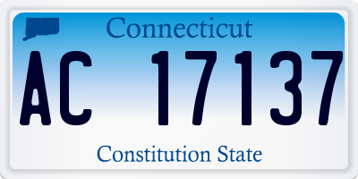 CT license plate AC17137