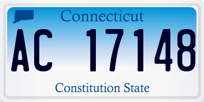 CT license plate AC17148