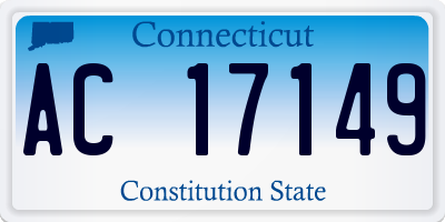 CT license plate AC17149