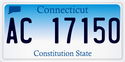 CT license plate AC17150