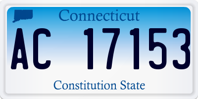 CT license plate AC17153