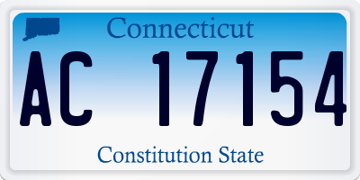 CT license plate AC17154